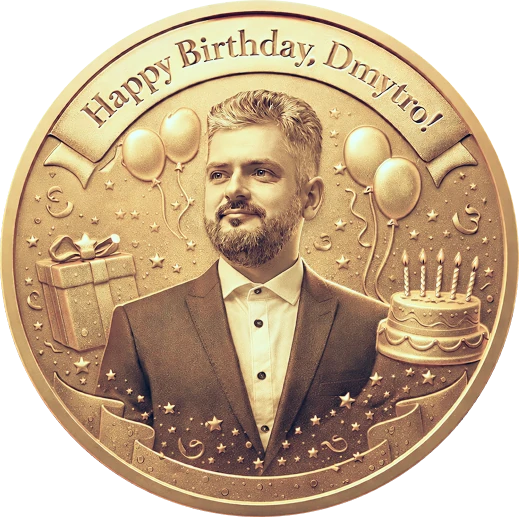 Happy Birthday Staking Event Graphic